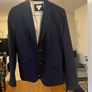 Navy J Crew blazer - lightly worn and in great condition!
